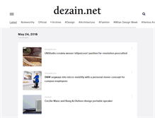 Tablet Screenshot of dezain.net
